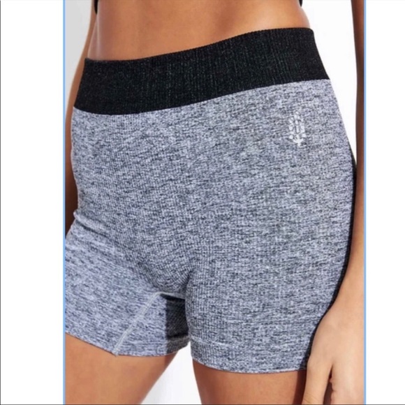 Free People Pants - NEW Free People Seamless Bike Shorts Grey